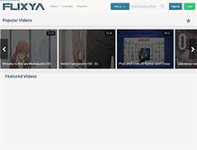 Tablet Screenshot of flixya.com
